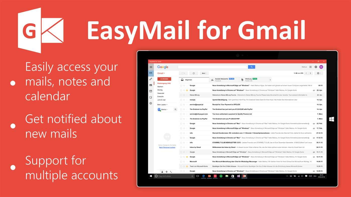 Gmail App For Windows 10 evertower